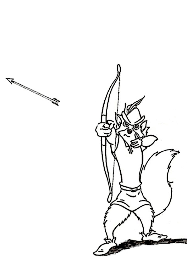 ausmalbilder disney robin hood.  malvorlagen disney  robin hood-18