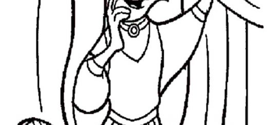 ausmalbilder disney robin hood-2
