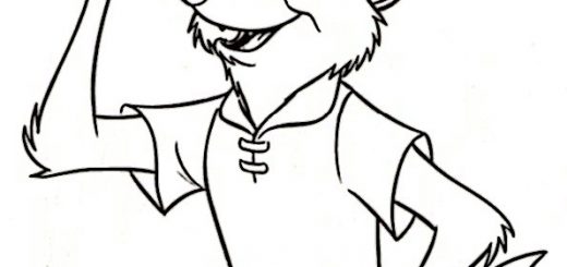ausmalbilder disney robin hood-5