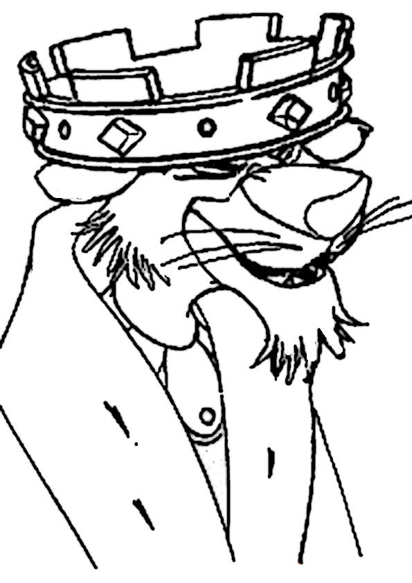 ausmalbilder disney robin hood-6