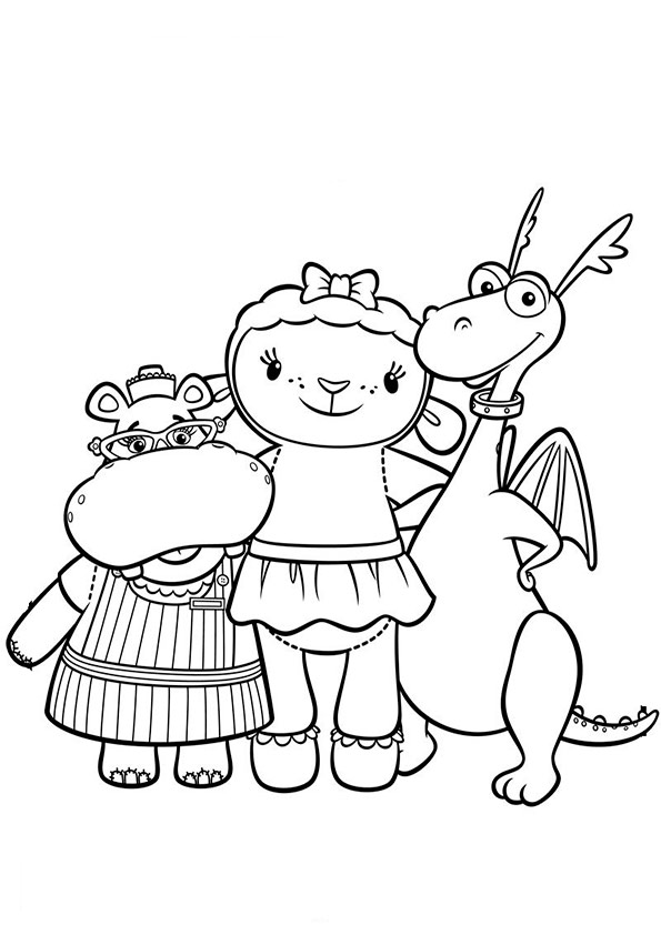 ausmalbilder disney doc-mcstuffins -4