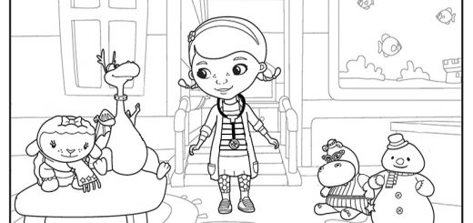 ausmalbilder disney doc-mcstuffins -16