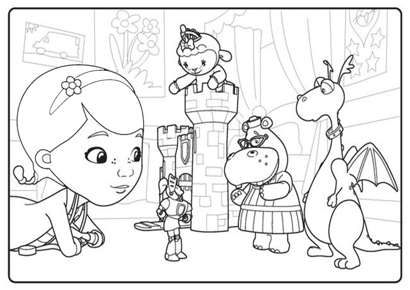 ausmalbilder disney doc-mcstuffins -21