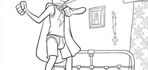 ausmalbilder disney coco -11