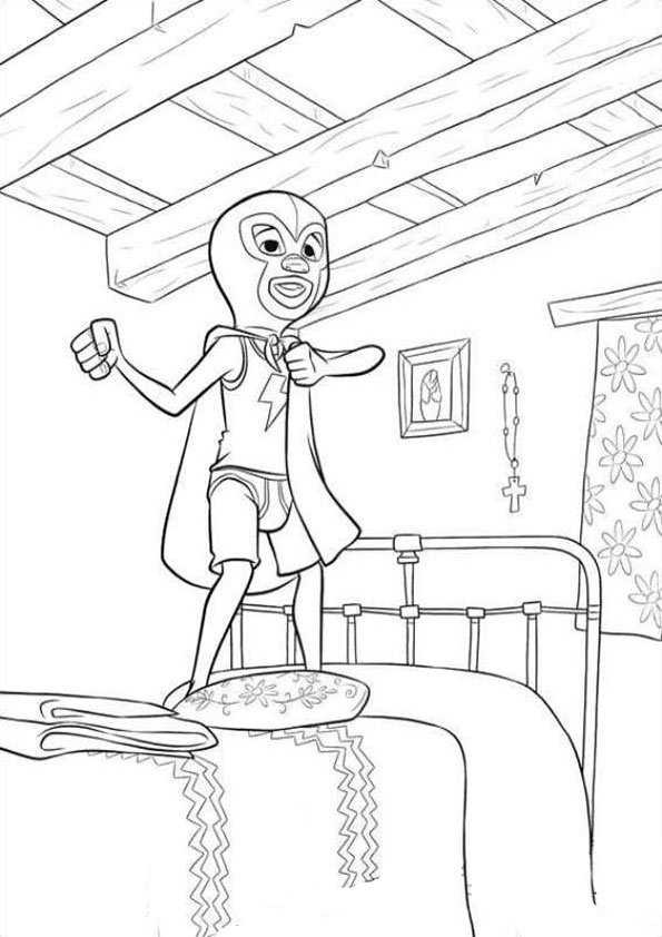 ausmalbilder disney coco -11