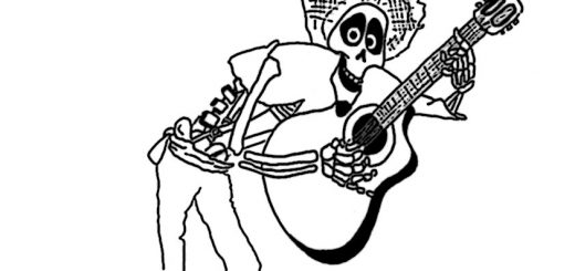 ausmalbilder disney coco -14