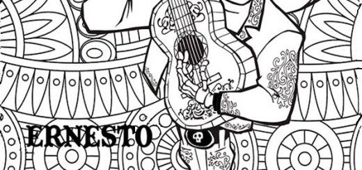 ausmalbilder disney coco -17
