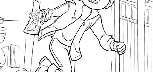 ausmalbilder disney coco -3