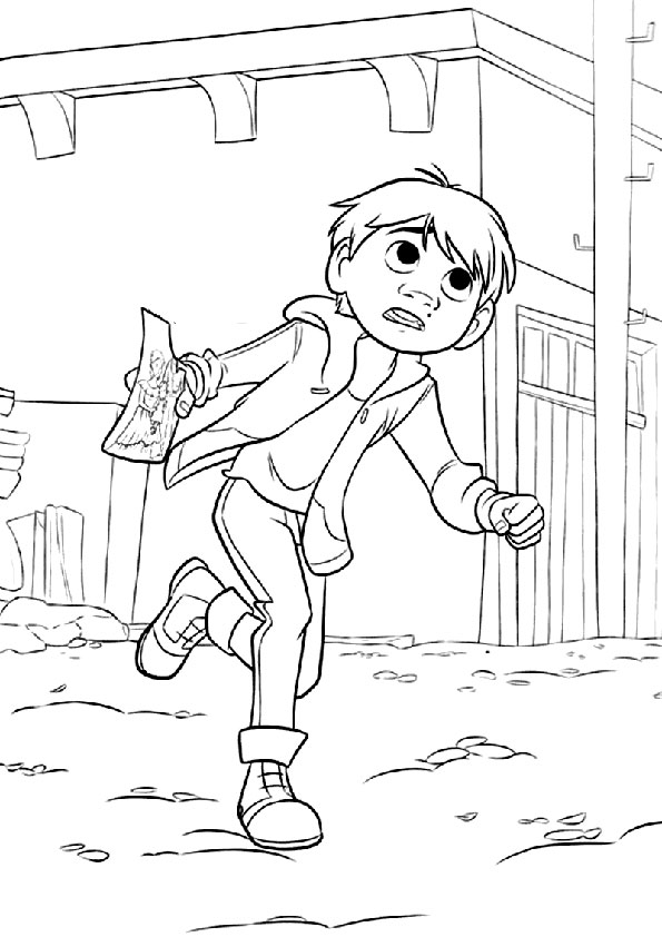 ausmalbilder disney coco -3