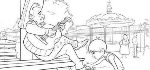 ausmalbilder disney coco-22