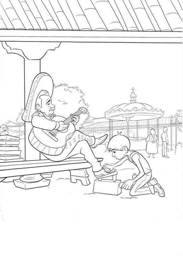 ausmalbilder disney coco-22