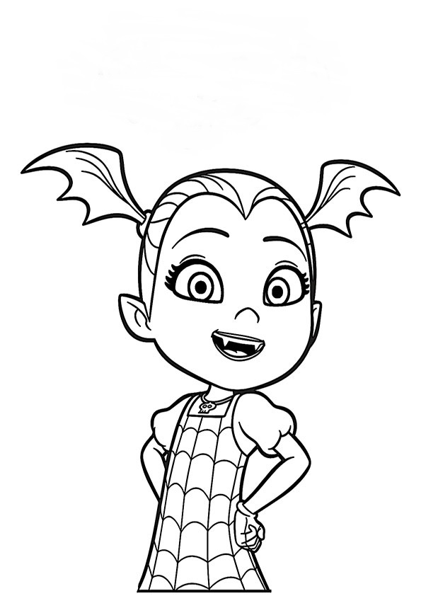 ausmalbilder disney vampirina-1