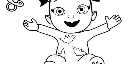 ausmalbilder disney vampirina-15