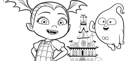 ausmalbilder disney vampirina-8