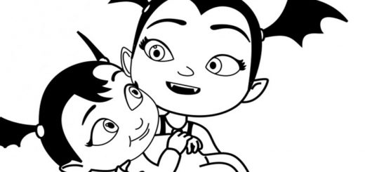 ausmalbilder disney vampirina-22