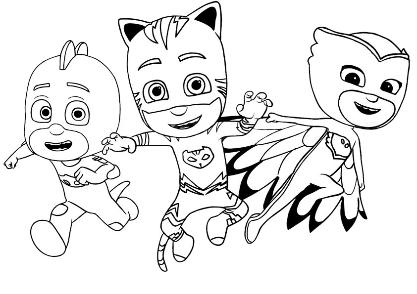 ausmalbilder disney pj masks-10