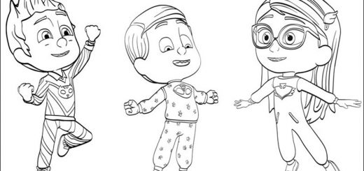ausmalbilder disney pj masks-11