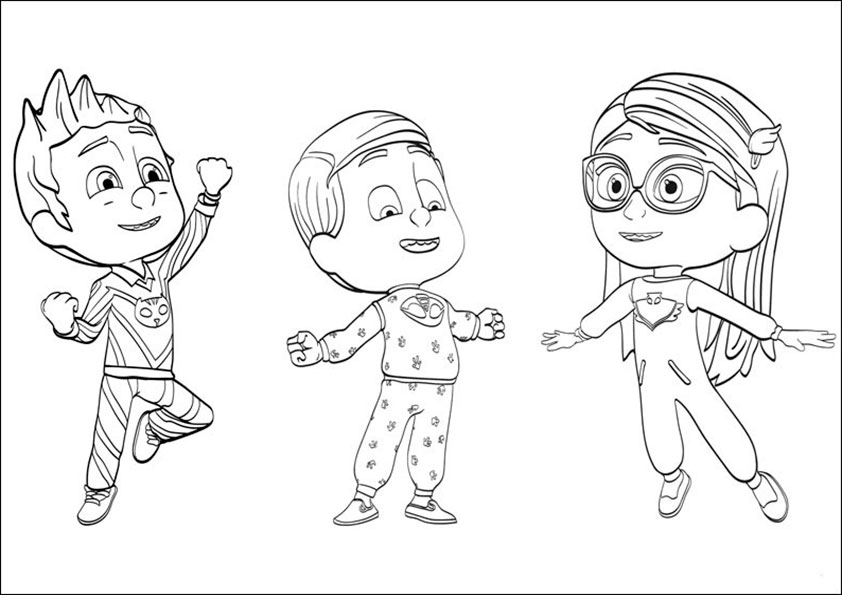 ausmalbilder disney pj masks-11