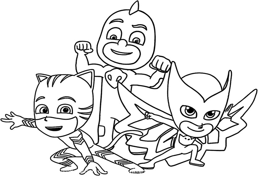 ausmalbilder disney pj masks-13