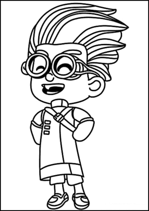 ausmalbilder disney pj masks -3
