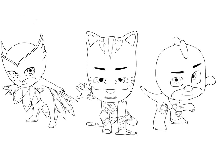 ausmalbilder disney pj masks-8