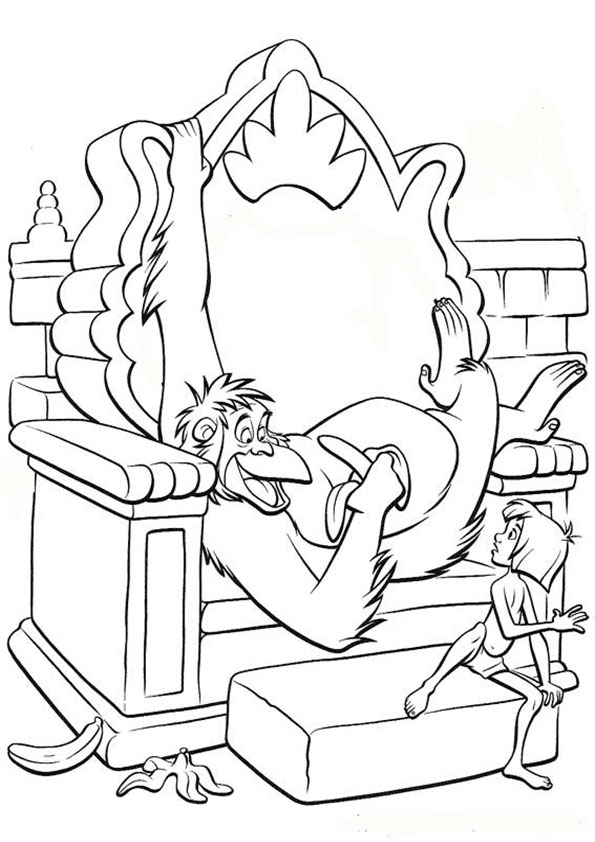 ausmalbilder disney das dschungelbuch -4