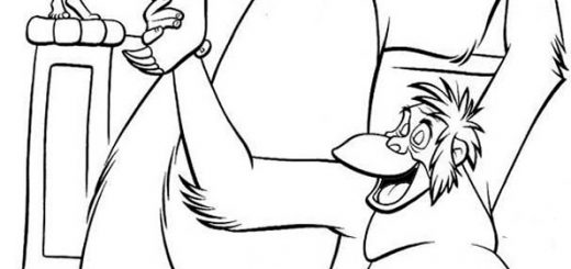 ausmalbilder disney das dschungelbuch-12