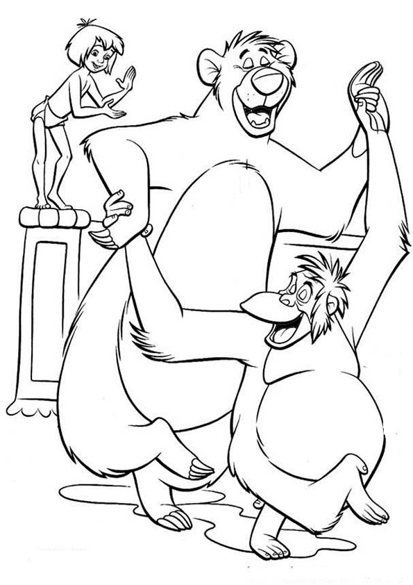 ausmalbilder disney das dschungelbuch-12