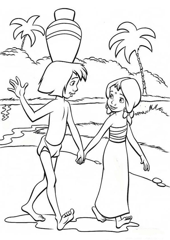 ausmalbilder disney das dschungelbuch-13
