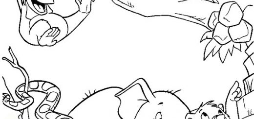 disney zum drucken und malen das dschungelbuch-16