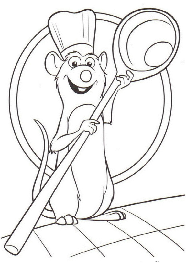 ausmalbilder disney ratatouille-1