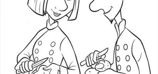 ausmalbilder disney ratatouille-14