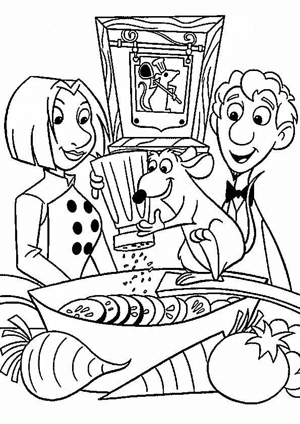 ausmalbilder disney ratatouille-15